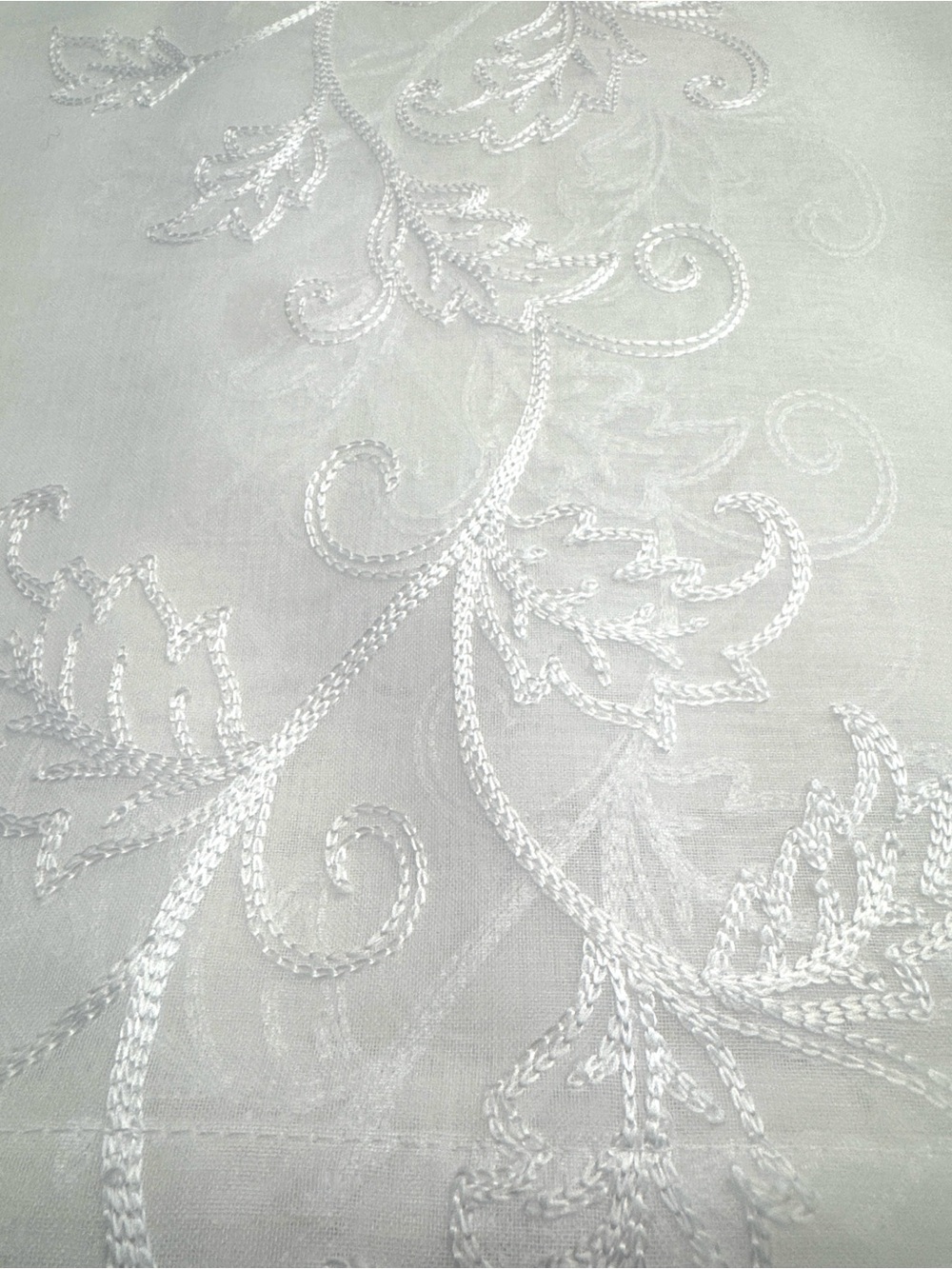 FLORA Collection Set Of Four Embroidery Panels - Extra Long - 37"x96" - Peyton - Picture 7 of 11